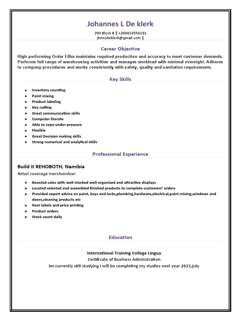 Stand Out Resume Template Amethyst - 1682184390