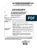 General Flood Advisory for Western Visayas