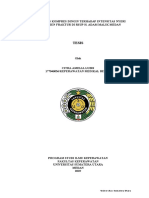 Tesis: Efektivitas Kompres Dingin Terhadap Intensitas Nyeri Pada Pasien Fraktur Di Rsup H. Adam Malik Medan