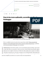 How To Be More Authentic, According To Martin Heidegger - by Matthew A. MacDonald - Oct, 2022 - Medium