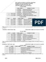 Model Internal II Time Table Dec 2022-1