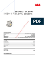 SOR-C T4-T5-T6 220..240Vac - 220..250Vdc Product Details