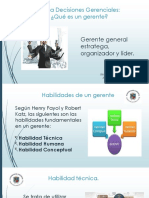 Habilidades y Funciones del Gerente en