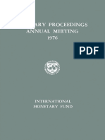 (Report) International Monetary Fund (1976) - Summary Proceedings of The Thirty-First Annual Meeting of The Board of Governor, October 4-8, 1976.