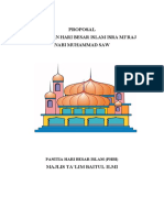 Proposal Isra Mi'raj Baitul Ilmi