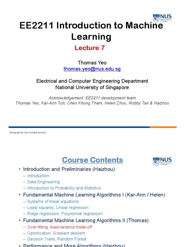 Ee2211 lecture 7 pdf variance bias of an estimator