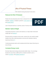 10 Health Benefits of Physical Fitness: Reduces The Risk of Diseases