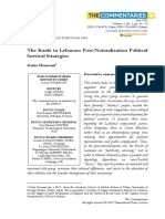 2022-The Kurds in Lebanon Post-Naturalization Political Survival Strategies