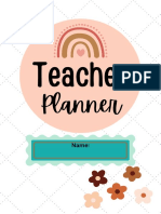 Teacher: Planner
