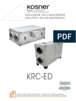 Manual de Uso (ES) - Recuperador de Calor Kosner KRC 5 ED BP-PH-SV 3650m3 - H Vertical Apto para Control El