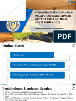 Materi Pelaporan Data Capaian Output - SAKTI - 25 Mar 2022 - Update