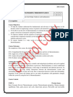 Thermo MEX Syllabus