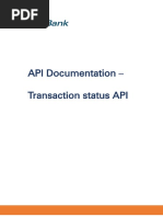 Transaction Status API