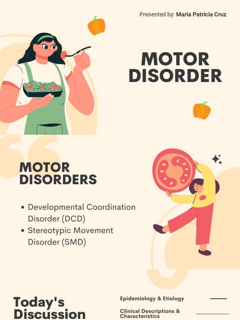 Motor Disorder PDF Mental Disorder Self Harm