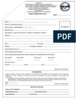 Trekking Registration Form