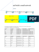 3.4 Design and Build A Small Network: Step1: Netwerk Opbouwen