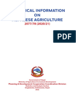 Statistical Information On Nepalese Agriculture 2077 78