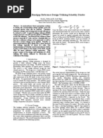 Low-Voltage Bandgap Reference Design Utilizing Schottky Diodes