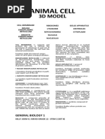 Animal Cell Structure Diagram | PDF