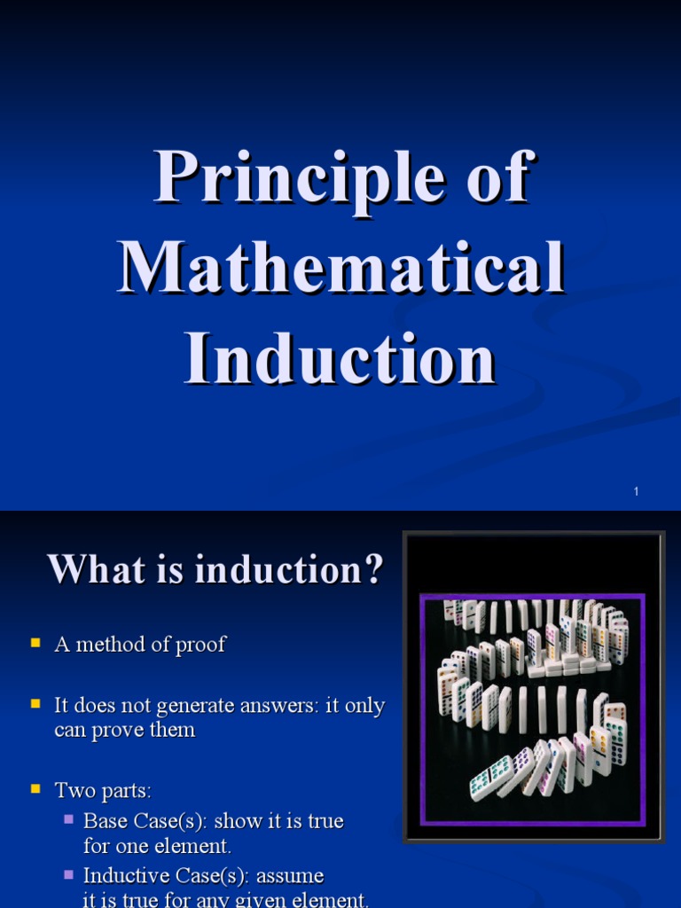 17 Mathematical Induction PDF Reasoning Mathematical Logic