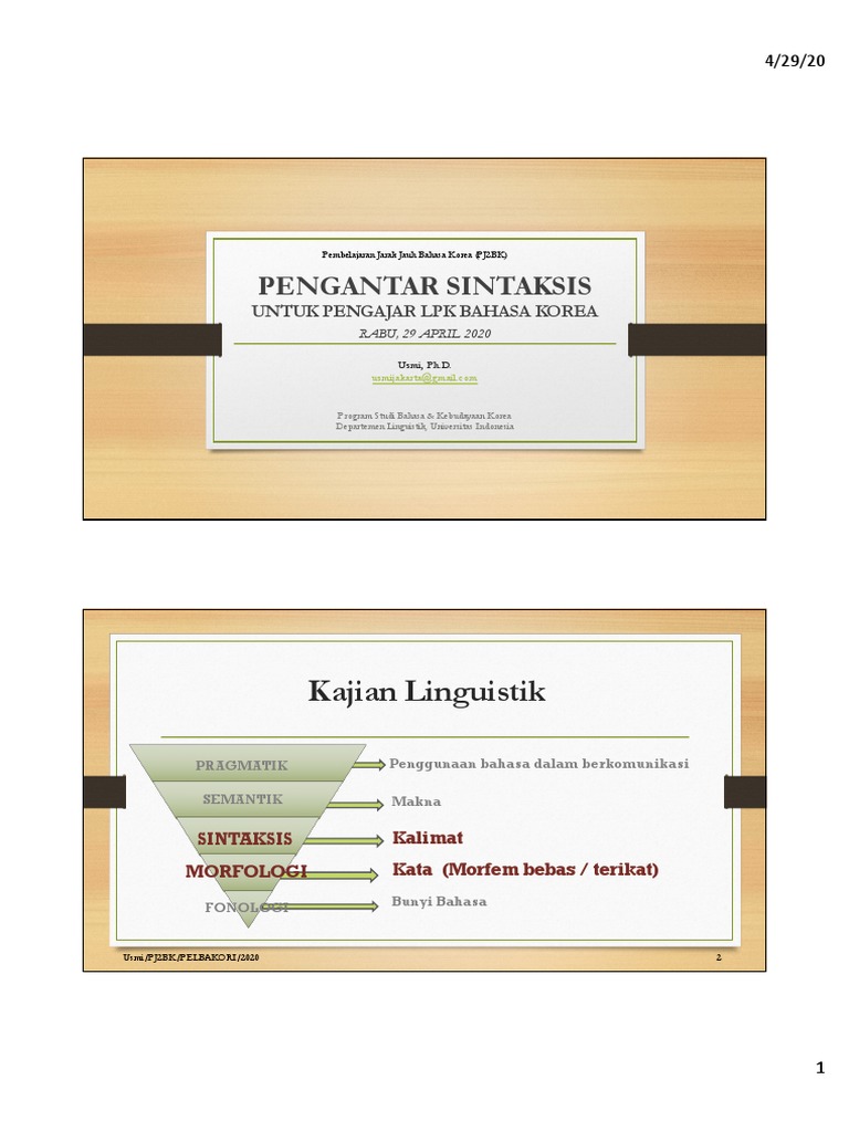 Sintaksis | PDF