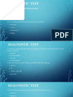 Diagnostic Test