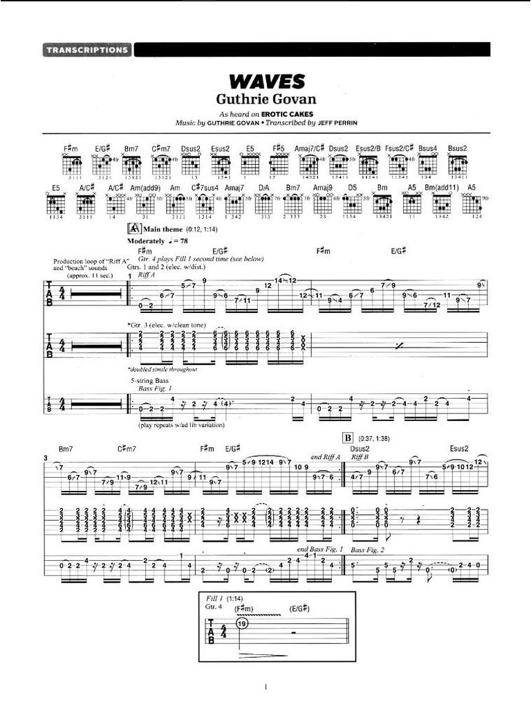 Guthrie Govan Waves PDF