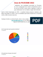 Estatísticas Do PS - ECEME 2022