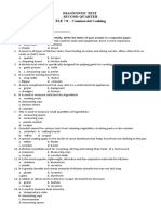 Diagnostic Test (Tle Commercial Cooking)