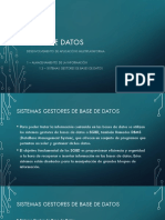 1.3 - Sistemas Gestores de Bases de Datos