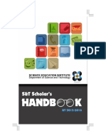 S&T Scholar's Handbook 2015-2016