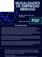 Grupo 10 Modalidades de Empresas Mineras
