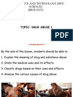 Week 4 Note On Drug Abuse