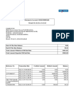 Account Statement