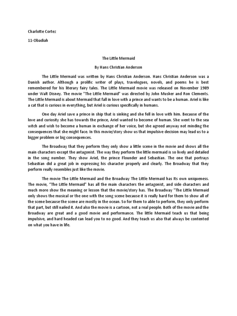 The Little Mermaid | PDF