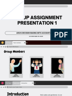 Group Assignment Presentation 1: Le6214 Decision Making With Accountability