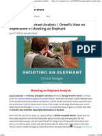 Shooting An Elephant Analysis