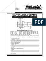 Manual de la bomba centrifuga ISO 2858