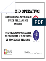 Andamio Operativo Tarjeta