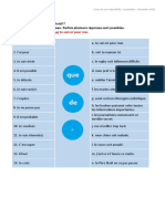 Tableau + Exercices Subjonctif B1