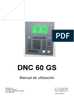DNC 60 GS: Manual de Utilización