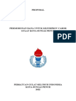 Propsal Pertandingan Kejurprov