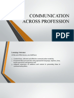 Communication Across Profession