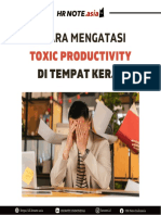 4 Cara Mengatasi Toxic Productivity Di Tempat Kerja