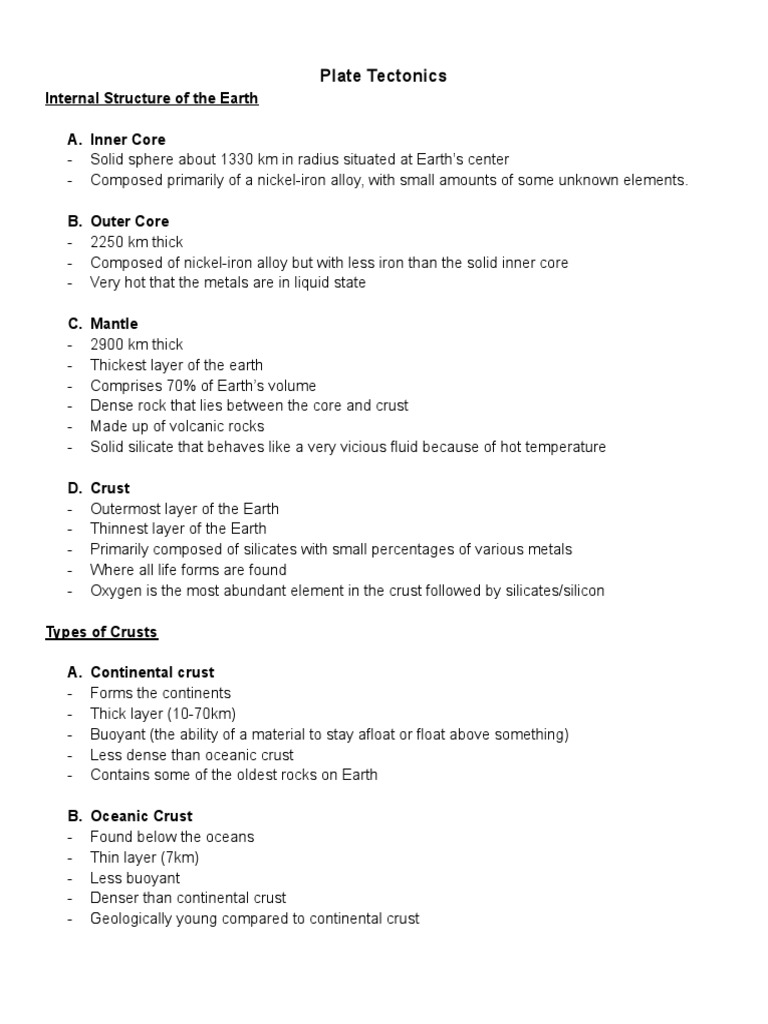 Science Plate Tectonics Pdf Plate Tectonics Earth