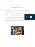 Calidad Educativa