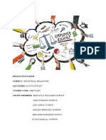 IR - REFLECTIVE PAPER I (Amended)