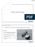 Safe Anchoring Procedures Reviewed