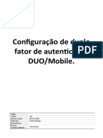 Configuração DUO Mobile