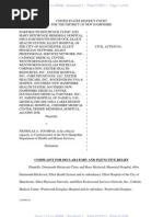 Download Dartmouth-Hitchcock v Toumpas- Complaint 07-25-11 by Grant Bosse SN61873136 doc pdf